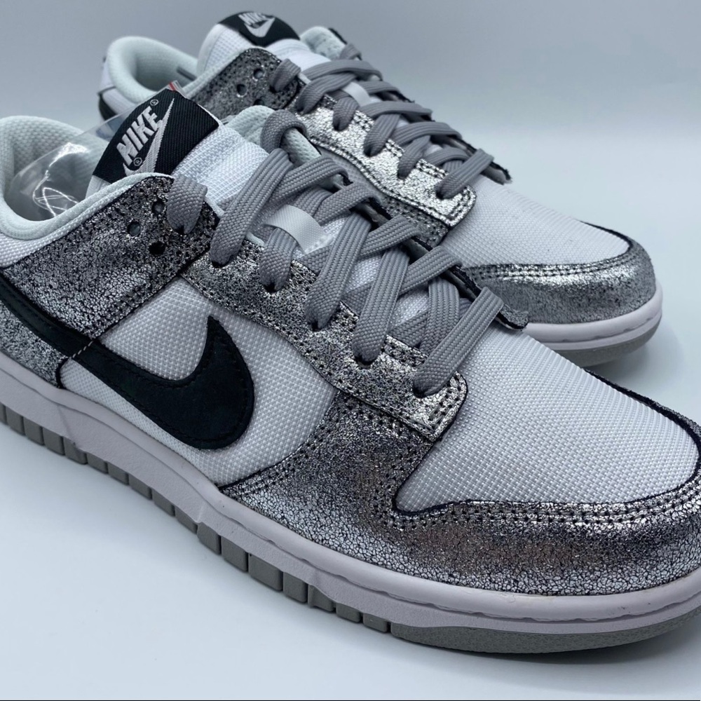 Nike Dunk Low Golden Gals Metallic Silver